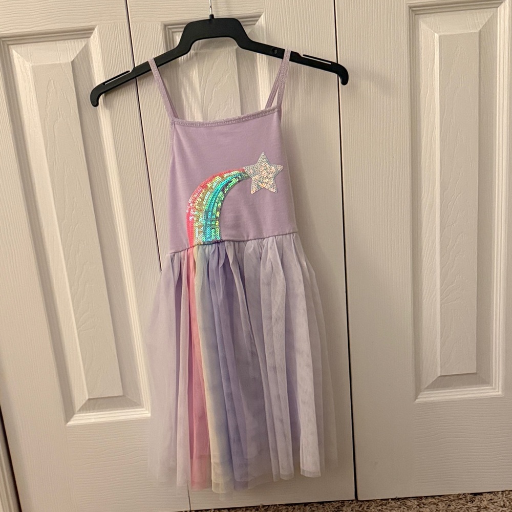 Zunie Kids Rainbow Tutu Dress Sz 6 Years